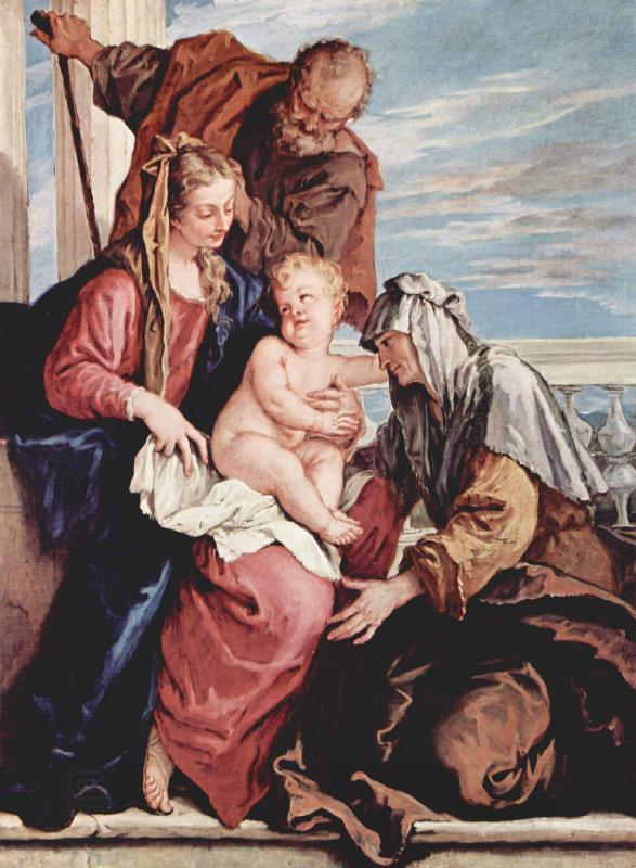 Sebastiano Ricci Heilige Familie mit Hl Anna